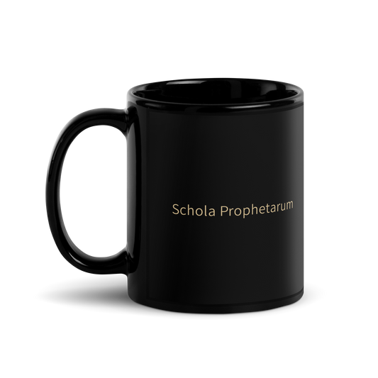 VU Divinity Schola Prophetarum Black Glossy Mug