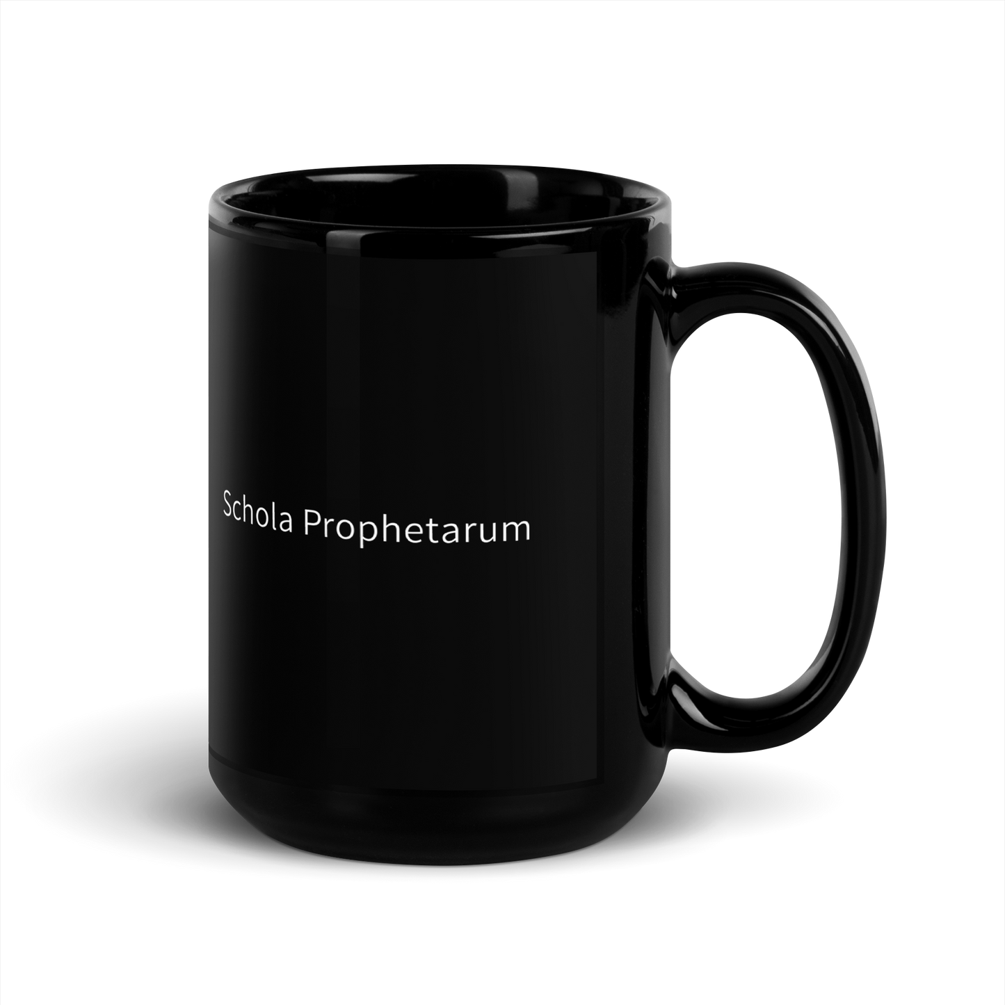 VU Divinity Schola Prophetarum Black Glossy Mug